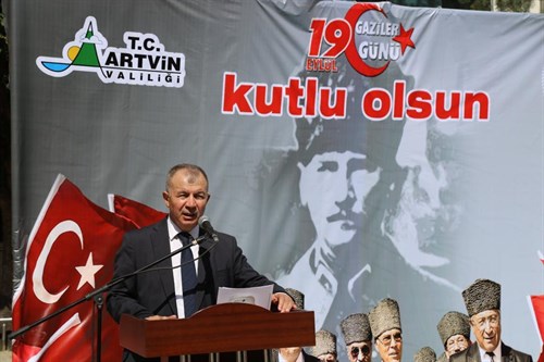İlimizde, 19 Eylül Gaziler Günü dolayısıyla tören düzenlendi